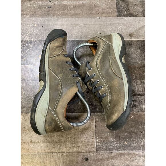 Keen presidio ii womens size 6.5 brown lace up comfort walking hiking - Picture 2 of 10